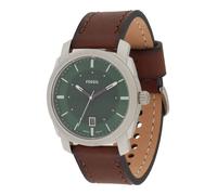 FOSSIL Montre à affichage analogique 'Machine' marron / émeraude / vert foncé / argent, Taille One Size