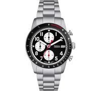 Fossil Neutra Watch for Men, Moonphase Multifunction movement with Stainless steel or Leather strapNoir