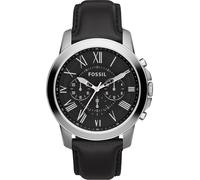 FOSSIL Montre à affichage analogique noir / argent, Taille One Size