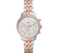 Fossil Neutra Montre pour Femmes, Mouvement chronographe, Bracelet en Acier Inoxydable ou en Cuir