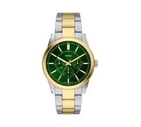 FOSSIL Montre à affichage analogique or / vert foncé / argent, Taille One Size