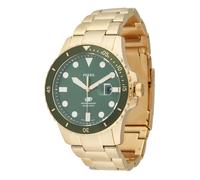 FOSSIL Montre à affichage analogique or / vert foncé, Taille One Size