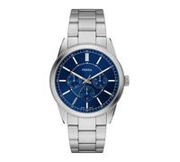 FOSSIL Montre à affichage analogique 'PEARSON' bleu foncé / argent / blanc, Taille One Size