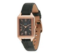 FOSSIL Montre à affichage analogique 'RAQUEL' or rose / vert foncé, Taille One Size