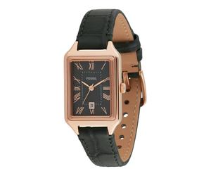 FOSSIL Montre à affichage analogique 'RAQUEL' or rose / vert foncé, Taille One Size