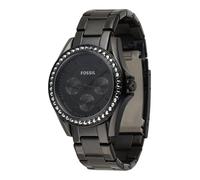 FOSSIL Montre à affichage analogique 'Riley' noir / blanc, Taille One Size
