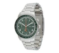 FOSSIL Montre à affichage analogique 'SPORT TOURER' vert foncé / argent, Taille One Size