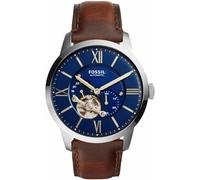 FOSSIL Montre à affichage analogique 'Townman' marron / gris argenté, Taille One Size
