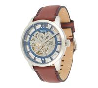 FOSSIL Montre à affichage analogique 'Townsman' gentiane / marron / argent, Taille One Size