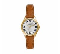 Fossil Montre à Quartz analogique pour Femme avec Bracelet en Cuir ES5397, Marron et doré, 38MM, lanière