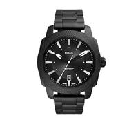 Fossil Montre à Quartz pour Homme en Acier Inoxydable à Trois Aiguilles, 49 mm, Noir, 49MM, Machine