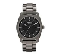 Fossil Montre Homme Machine FS4774 – Quartz, boîtier acier inoxydable fumé 42 mm, bracelet acier