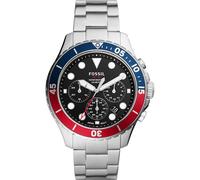 Fossil Fs5767 46mm 10atm Quartz Analogical Watch Argenté Homme