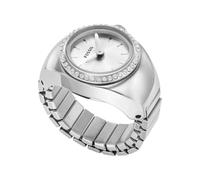 Fossil Montre Bague pour Femme, Mouvement à Quartz avec Bracelet en Acier Inoxydable