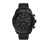 Fossil Montre Bronson pour homme, mouvement chronographe à quartz avec bracelet en cuir ou en acier inoxydable