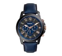 Fossil - Montre chronographe audacieuse Grant Fs5061 - Homme - Accessoires - Bleu - Taille: ONE Size