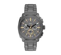 Fossil Montre chronographe en Acier Inoxydable pour Homme, Smoke Gray, 44MM