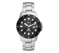 Fossil - Montre de plongée bleue à trois aiguilles et date - Homme - Accessoires - Gris - Taille: ONE Size