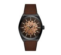Montre Homme Everett Marron foncé ME3207 Noir Fossil Noir Taille unique