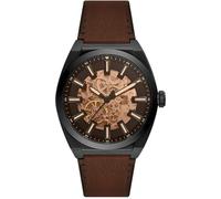 Fossil - Montre Hommes - Automatique - Analogique - Bracelet Cuir Marron - ME3207