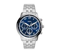 Fossil Montre Neutra pour Homme, Mouvement chronographe à Quartz avec Bracelet en Acier Inoxydable