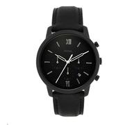 Fossil Montre Neutra pour Homme, Mouvement chronographe à Quartz avec Bracelet en Cuir