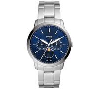 FOSSIL Montre Neutra de Multifonction à Phase Lunaire en Acier Inoxydable, pour Homme, FS5907