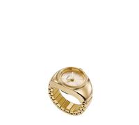 FOSSIL Montre pour Femme Bague à Deux Aiguilles, Montre en Acier Inoxydable Doré, ES5246
