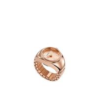 FOSSIL Montre pour Femme Bague à Deux Aiguilles, Montre en Acier Inoxydable Doré Rose, ES5247