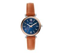 Montre Fossil Carlie Mini trois aiguilles en acier inoxydable pour femme, ES4701 Argenté G