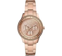 Fossil Montre pour Femmes Stella Sport, Mouvement Quartz Multifonctions, Boîtier en Acier Inoxydable or Rose de 37 mm avec Bracelet en Acier Inoxydable, ES5106