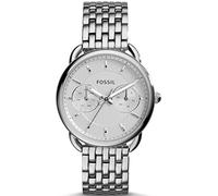 Fossil Montre pour femmes Tailor, mouvement quartz multifonction, boîtier en acier inoxydable argenté de 35 mm avec bracelet en acier inoxydable, ES3712