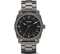 Fossil Montre pour homme Machine, mouvement à quartz, boîtier en acier inoxydable fumé de 42 mm avec un bracelet en acier inoxydable, FS4774