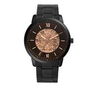 Fossil Montre pour homme Neutra Automatic – boîtier acier noir 44 mm, bracelet acier, ME3183