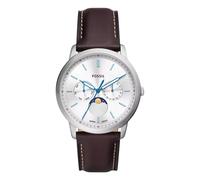 Fossil - Montre Minimaliste en Cuir Écologique Style Neutra - Homme - Accessoires - Multicolore - Taille: ONE Size