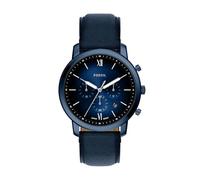 Fossil Neutra Montre chronographe à Quartz en Acier Inoxydable et Cuir pour Homme