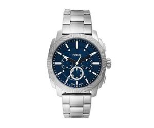 Fossil New Machine Watch pour Homme, 44mm Mouvement chronographe à Quartz avec Bracelet en Acier Inoxydable ou en Cuir
