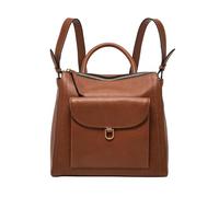 Fossil Parker Sac à dos convertible en cuir pour femme, marron, Small