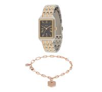 FOSSIL Parure de bijoux 'Raquel' or / noir / argent, Taille One Size