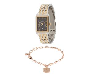 FOSSIL Parure de bijoux 'Raquel' or / noir / argent, Taille One Size