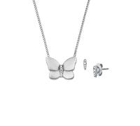 FOSSIL Parure de bijoux 'Sutton' argent / transparent, Taille One Size