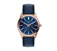 Fossil Pearson Homme Montre en Acier Inoxydable Ton Or Rose 42MM, FS6196