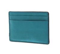 FOSSIL Porte-cartes bleu pour homme - Steven Card Case Seamist 132662