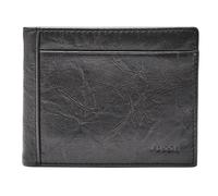 FOSSIL Porte-cartes noir en cuir pour homme - Neel Bifold With Flip ID 51059