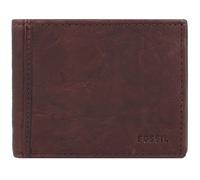 Fossil Porte-monnaie Ingram RFID en cuir 11,5 cm brun