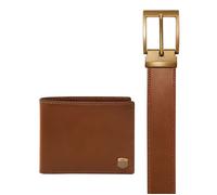 FOSSIL Porte-monnaie marron en cuir pour homme - Hayes Gift Set 303419