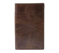 Fossil Portemonnaie pour homme Derrick, 100% cuir Bifold Dark brun L : 8,9 cm, W : 1,3 cm, H : 17,1 cm ML3683201