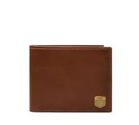 Fossil Portefeuille à deux volets Hayes avec fenêtre transparente, en cuir, pour homme, ML4647200