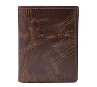 Fossil Portefeuille pour hommes Derrick – 100% cuir marron foncé 10×2,5×13 cm ML3686201