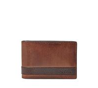 Fossil - Portefeuille en Cuir Marron pour Homme Quinn, ML3650200